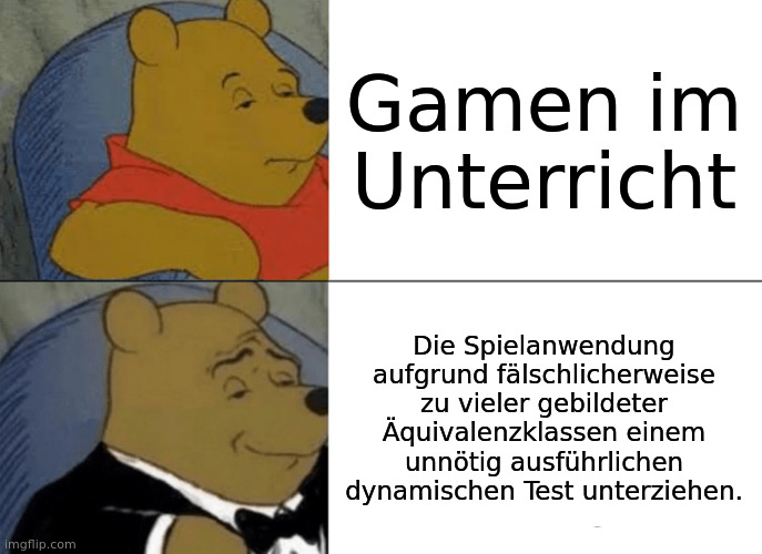 Winnie the Pooh spielt nicht, er bildet Äquivalenzklassen